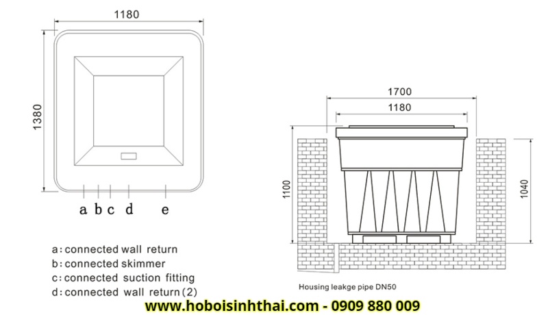 thiết bị hồ bơi hiện đại