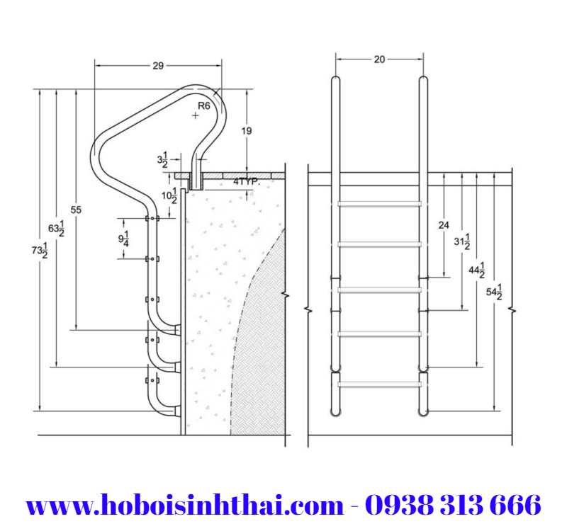 Ngày nay THANG VỊN HỒ BƠI 3 TẦNG SAFTRON CAMELBACK được sử dụng nhiều tại các hồ bơi gia đìn, spa... Chúng là phương tiện lên xuống hồ bơi một cách dễ dàng, phù họp với mọi lứa tuổi. Lắp đặt phụ kiện thang tay vịn này làm cho hồ bơi thêm tiện nghi hơn.